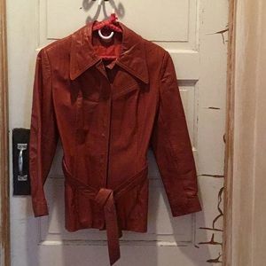 Casual corners vintage leather jacket